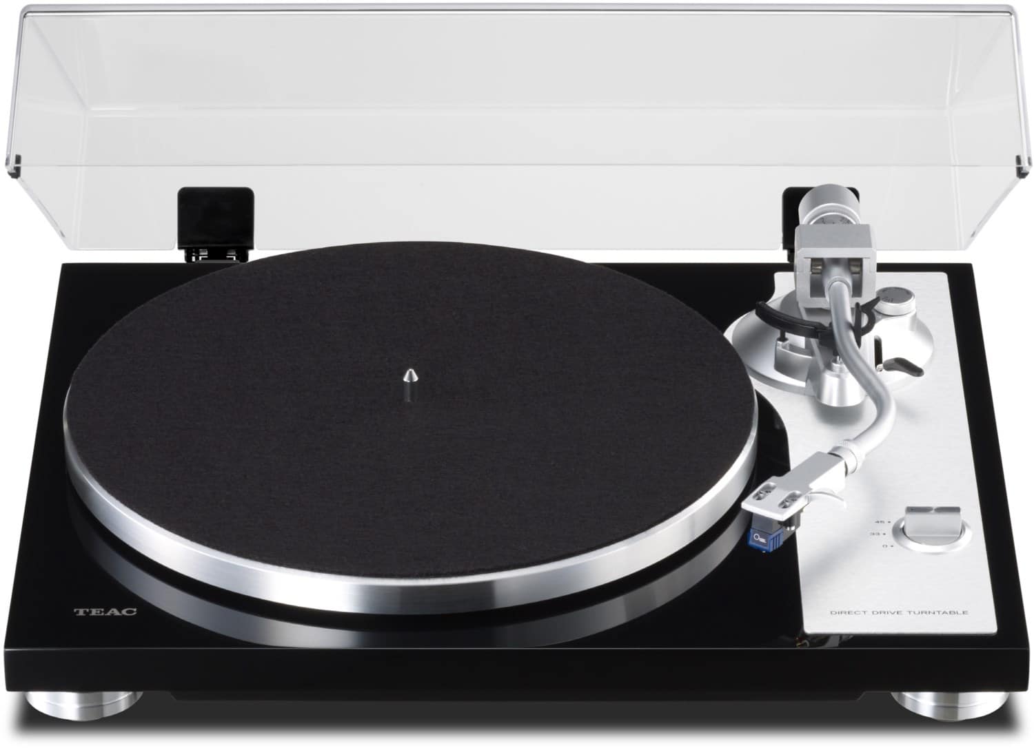 Teac TN-4D-O-B Plattenspieler mit USB-Anschluss schwarz