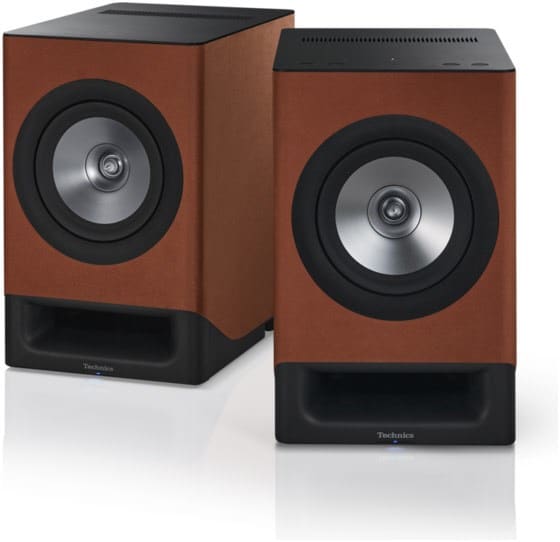 Technics SC-CX700 /Paar Regallautsprecher terracotta brown