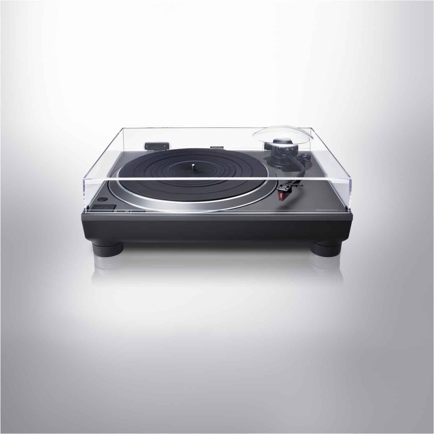 Technics SL-1500CSE-H Plattenspieler inkl. Ortofon 2M Red Tonabnehmer gun metal grey