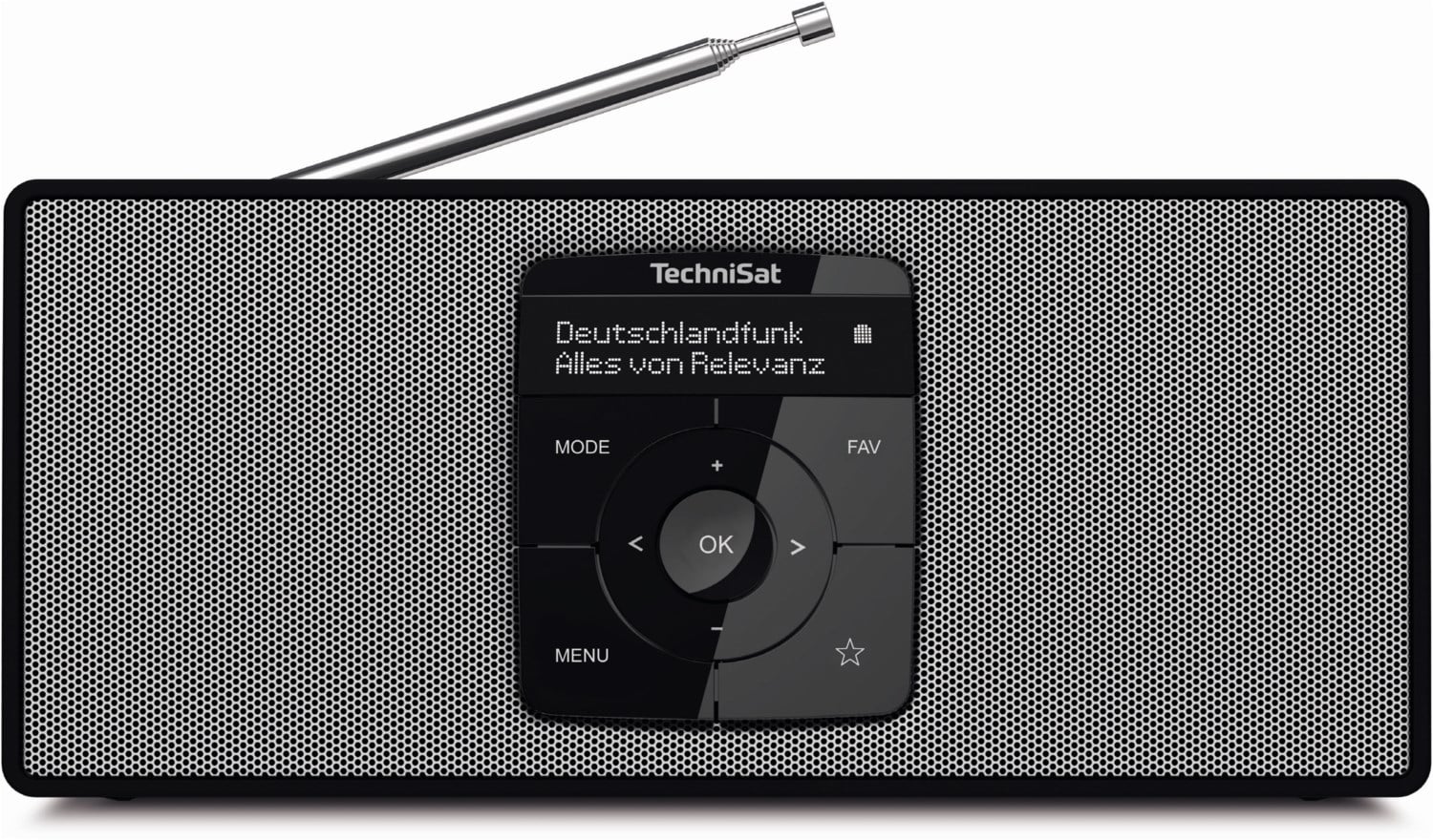 Technisat DigitRadio 2 S Kofferradio mit DAB/DAB+ schwarz/silber
