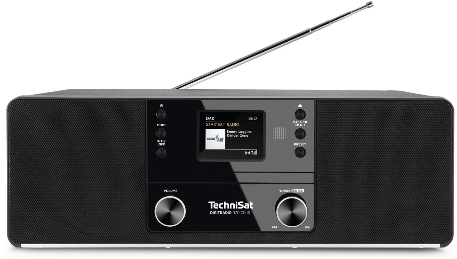 Technisat DigitRadio 370 CD IR CD/Radio-System schwarz