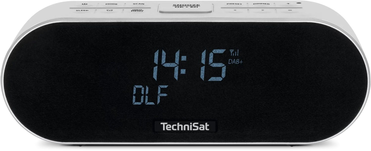 Technisat DigitRadio 53 BT Uhrenradio hellgrau