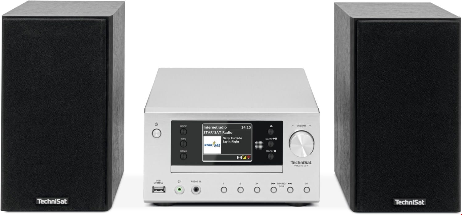 Technisat Viola 710 CD IR Mini-System silber