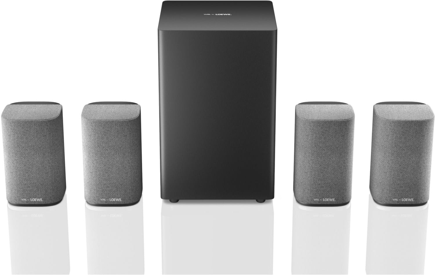 We. by Loewe. We. Boost 4.1.2 A/V-Lautsprechersystem mit Aktiv-Subwoofer ash grey