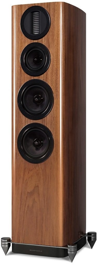 Wharfedale AURA 3 /Paar Stand-Lautsprecher hochglanz walnuss