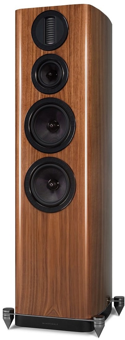 Wharfedale AURA 4 /Paar Stand-Lautsprecher hochglanz walnuss