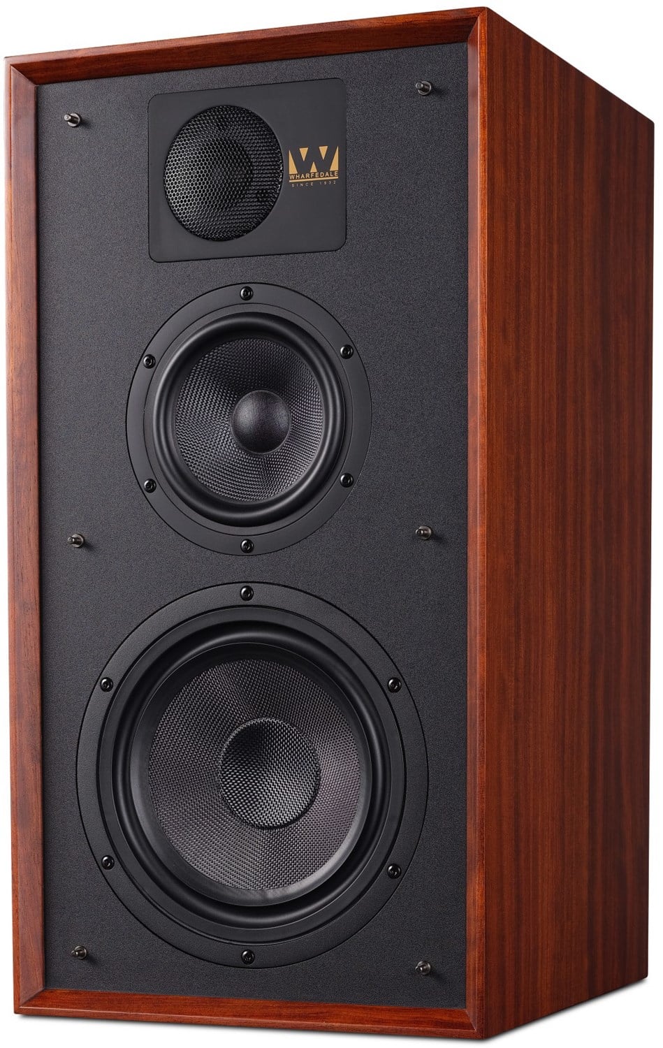 Wharfedale Linton /Paar Klein-/Regallautsprecher mahagoni rot