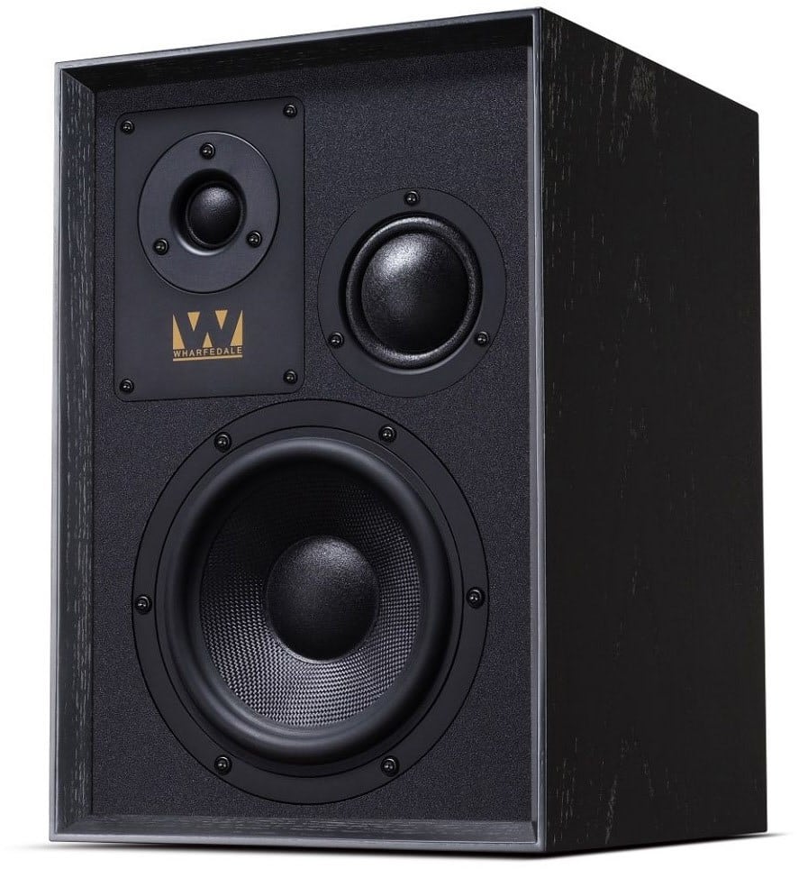 Wharfedale Super Denton /Paar Klein-/Regallautsprecher eiche schwarz