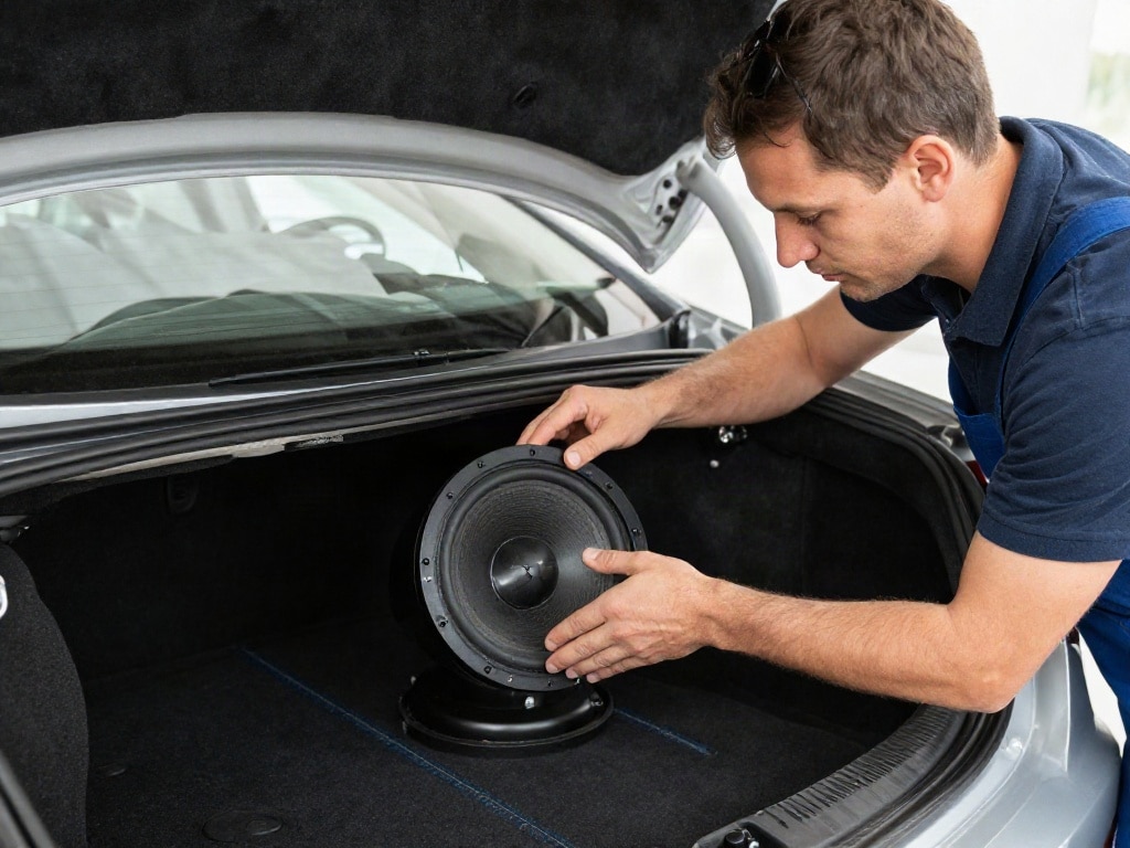Wie man einen Auto-Subwoofer richtig einstellt und einbaut