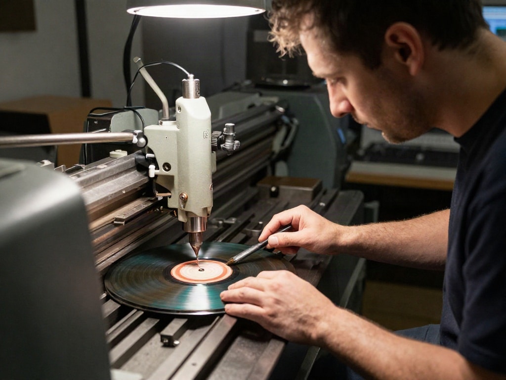 Wie werden Schallplatten hergestellt?